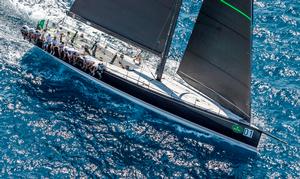 Hap Fauth's defending Rolex Maxi 72 World Championship winner Bella Mente leads after Day 1 photo copyright  Rolex / Carlo Borlenghi http://www.carloborlenghi.net taken at  and featuring the  class