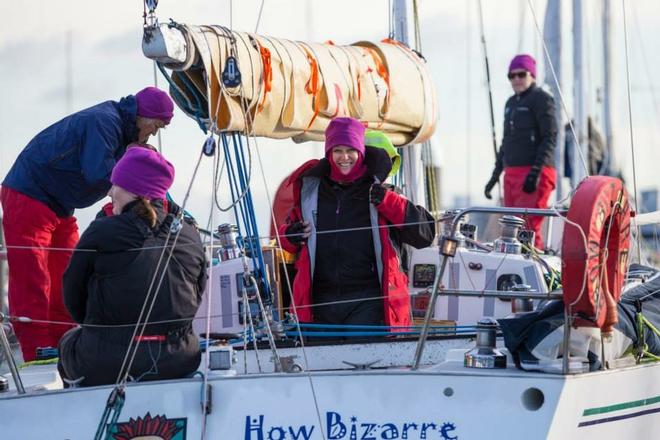 Australian Women’s Keelboat Regatta, Melbourne 2015 on board How Bizarre  © Kristen Anderson
