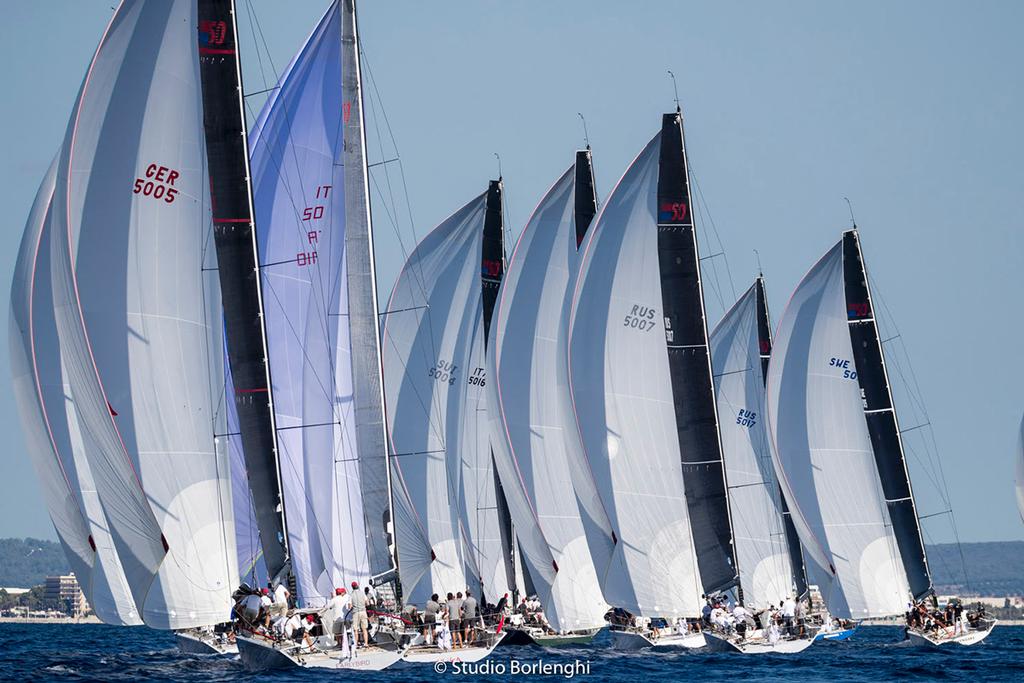 Fabulous Swan One Design spectacle in Palma - The Nations Trophy 2017 &copy; Studio Borlenghi
