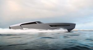 On the water, the Superfly GT 42 exudes speed and power photo copyright  Flying Flipper taken at  and featuring the  class