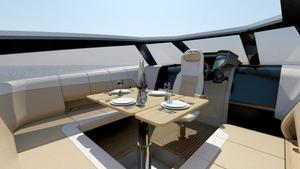 The fold-out table provides for some dining under the open sky photo copyright  Flying Flipper taken at  and featuring the  class