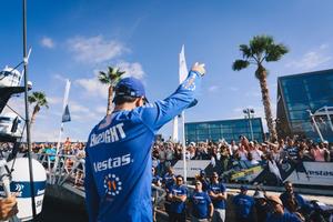 Vestas 11th Hour Racing at the start of the Volvo Ocean Race photo copyright  Atila Madrona / Vestas 11th Hour Racing taken at  and featuring the  class