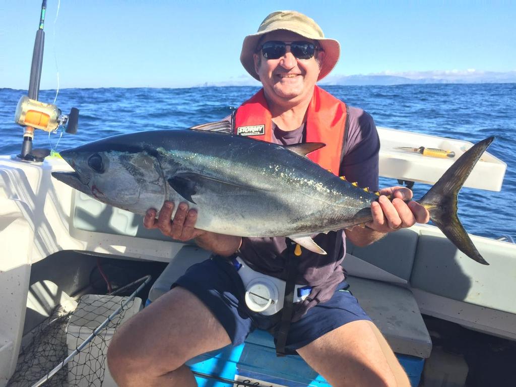 Bert Faella with a Bluefin © Carl Hyland