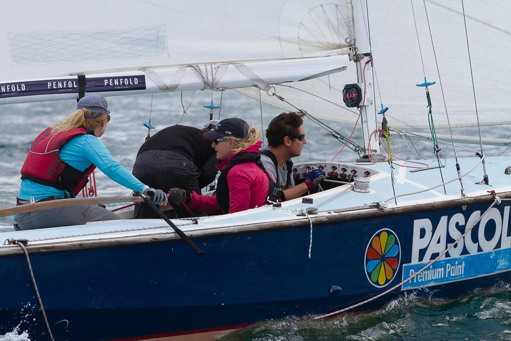 Alison Wilson had a good day out in the YW Diamond, Pascol. - Lipton Cup Regatta 2017 © Bernie Kaaks