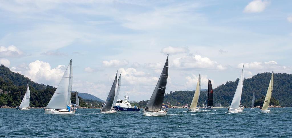 Class 5 start - 2017 Raja Muda Selangor International Regatta. © Guy Nowell / RMSIR