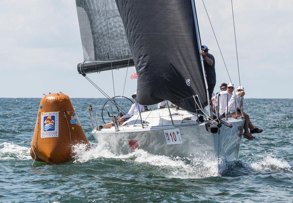 Meraki pings the pin - 2017 Raja Muda Selangor International Regatta. © Guy Nowell / RMSIR