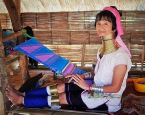 Humble Longneck/Karen woman busy at her craft photo copyright Jordan & Judy Mills taken at  and featuring the  class