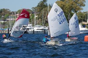 Optimist and Open BIC classes – International Classes Regatta photo copyright  Rick Steuart / Perth Sailing Photography http://perthsailingphotography.weebly.com/ taken at  and featuring the  class