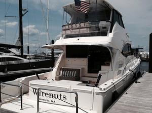 Paul Guarracino’s Riviera 52 Enclosed Flybridge, Wirenuts. photo copyright Riviera Australia taken at  and featuring the  class