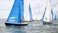 Race 2 start on Saturday during the Sandhopper Nationals at Thorpe Bay © David Maynard / www.alleycatphotographer.com