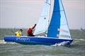 Scruffy, sail number 11, on Sunday during the Sandhopper Nationals at Thorpe Bay © David Maynard / www.alleycatphotographer.com