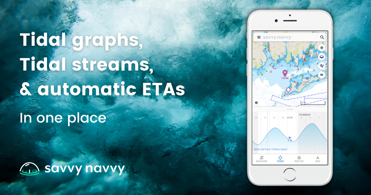 savvy navvy - Tidal graphs, tidal streams and automatic ETAs in one place - photo © savvy navvy