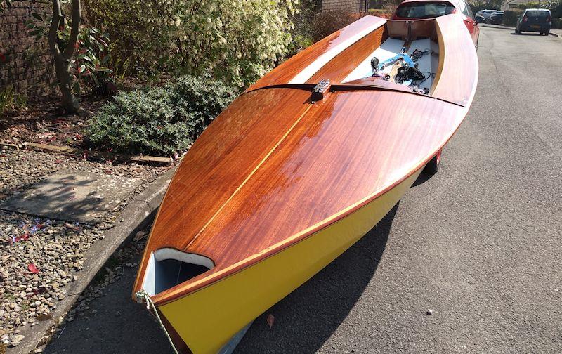 Scorpion number 1862 repainted, revarnished and repaired photo copyright Howard Massie taken at Llandegfedd Sailing Club and featuring the Scorpion class