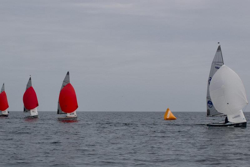 Tom Gillard and Rach Gray lead Arwen Fflur and Hatty Connolly - RYA Female Scorpion Project sailors attend the Nationals at Penzance - photo © RYA Female Scorpion Project