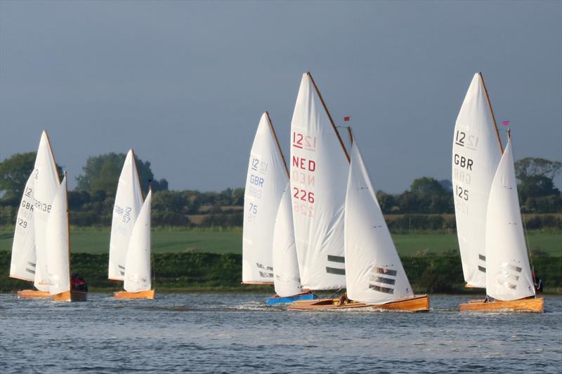 Sharpie open meeting at Overy Staithe photo copyright Ellie Clark taken at Overy Staithe Sailing Club and featuring the Sharpie class