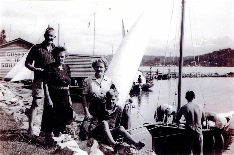 The old clubhouse prior to 1966 photo copyright Gosford Sailing Club taken at Gosford Sailing Club and featuring the 16ft Skiff class