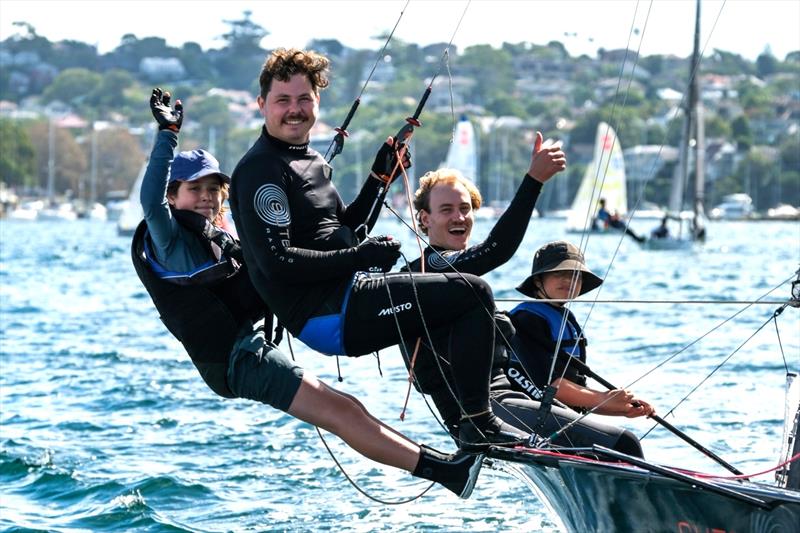 Swap Day participants photo copyright Sprott Media taken at Manly 16ft Skiff Sailing Club and featuring the 16ft Skiff class