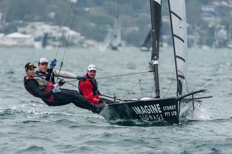 Imagine Signage - Nathan Wilmot OAM, Ricky Bridge, and Malcolm Page OAM - photo © Beau Outteridge