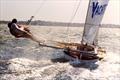 Court Yachts with the sliding frame 'wings' at the 1980 Australian Championship © Archive