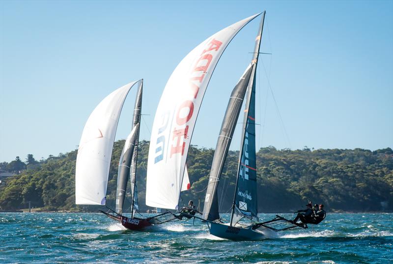 Races 6 & 7 on day 4 the 2020 18ft Skiff JJ Giltinan Championship - photo © Michael Chittenden