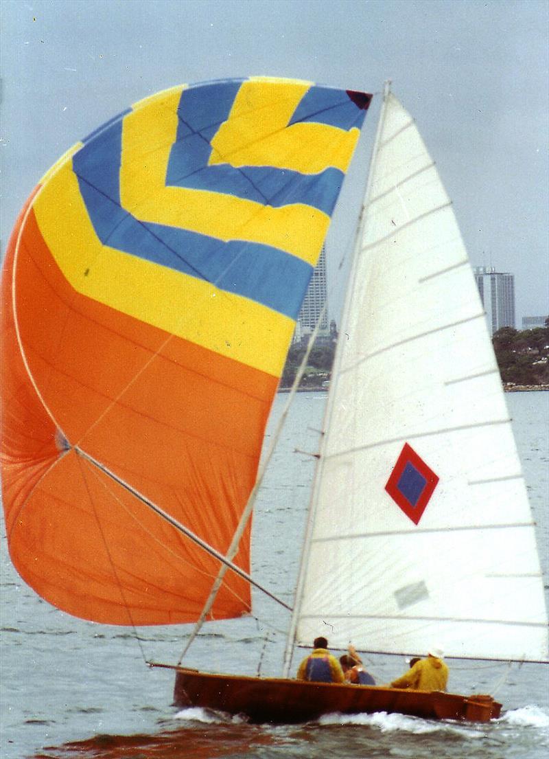 Donnelly VI in the early 1970s photo copyright Ian Smith / John Steamer Stanley OAM / Robert Chapman taken at Australian 18 Footers League and featuring the 18ft Skiff class