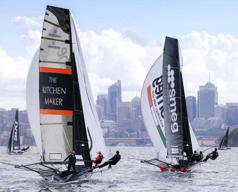 Light wind spinnakers at the JJs - photo © SailMedia