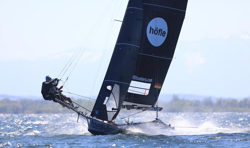 Christian Fries 18ft Skiff Grand Prix at Lake Ammersee, Germany - photo © Diessner-Segel-Club / Jagoo Pravesh