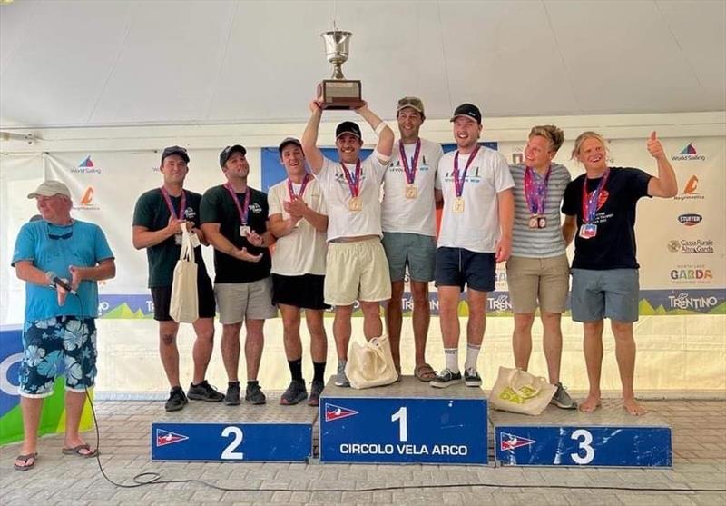 2022 Mark Foy Trophy Presentation (image provided) photo copyright Australian 18 Footers League taken at Circolo Vela Arco and featuring the 18ft Skiff class