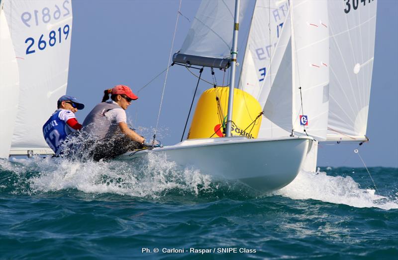 Snipe class Italian Nationals photo copyright Carloni - Raspar / SNIPE Class taken at Yacht Club Porto Rotondo and featuring the Snipe class