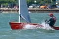 Ian Barnett sending it in 'Red Alert' - Rooster Solo Vintage Championship at Leigh-on-Sea © Will Loy