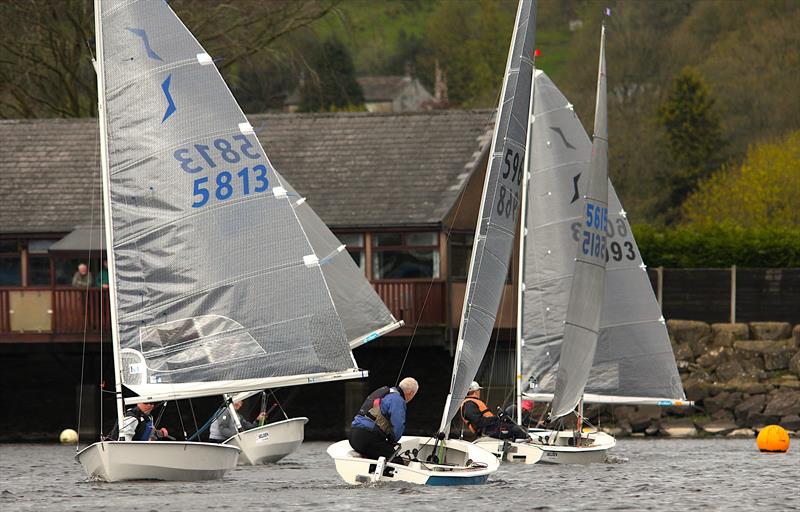 Solo Northern Area Event at Burwain photo copyright Dom Lloyd taken at Burwain Sailing Club and featuring the Solo class