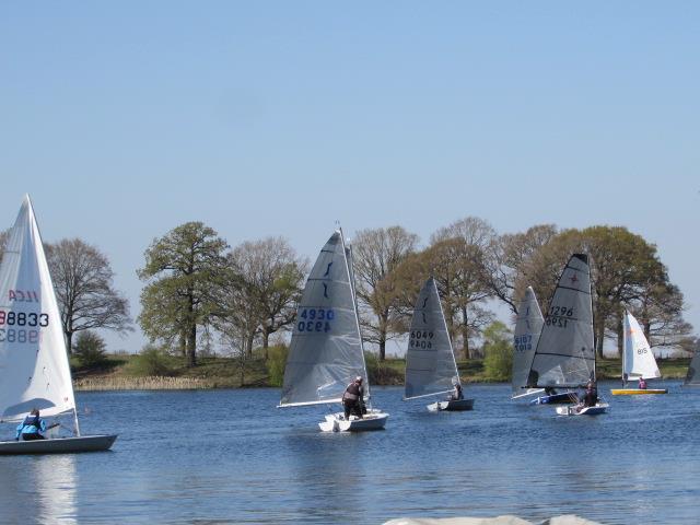 Border Counties Midweek Sailing Series at Nantwich photo copyright Brian Herring taken at Nantwich & Border Counties Sailing Club and featuring the Solo class