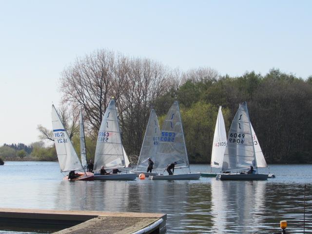 1st Overall Olly Saunders (Solo 6049) during the Border Counties Midweek Sailing Series at Nantwich - photo © Brian Herring