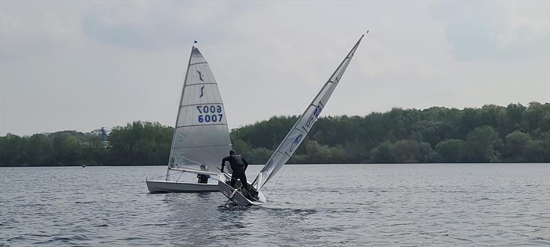 Burghfield Solo Open photo copyright Dario Marangio taken at Burghfield Sailing Club and featuring the Solo class