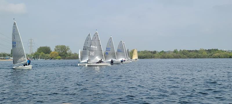Burghfield Solo Open photo copyright Dario Marangio taken at Burghfield Sailing Club and featuring the Solo class