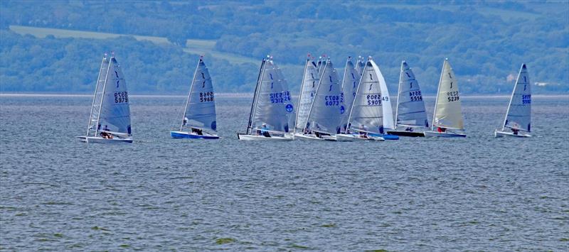 Upwind in the Estuary during the West Kirby Solo Open photo copyright Alan Jenkins / WKSC taken at West Kirby Sailing Club and featuring the Solo class