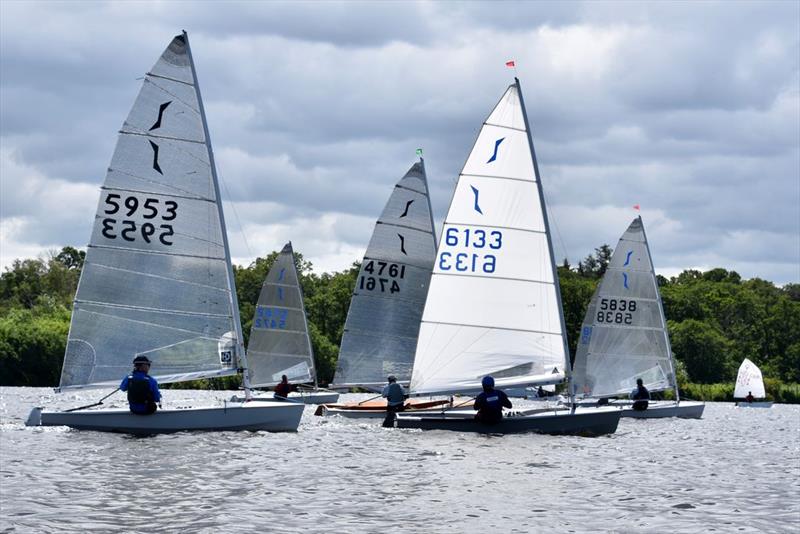 Solo class Eastern Series on Wroxham Broad photo copyright Trish Barnes taken at Norfolk Broads Yacht Club and featuring the Solo class