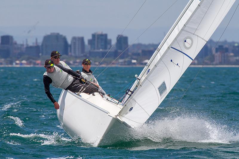 Silver for Colin Harris, Jonathan Harris & Russell Boaden at the Para World Sailing Championships - photo © Teri Dodds