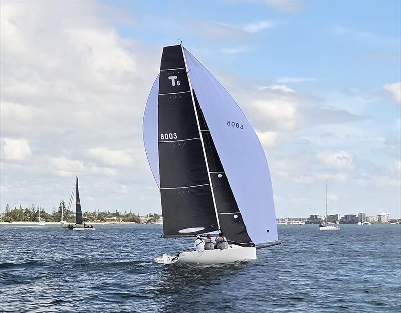 Rush were second in inshore mono at the 2026 Surf to City race photo copyright Ben Kelly taken at Queensland Cruising Yacht Club and featuring the Sportsboats class