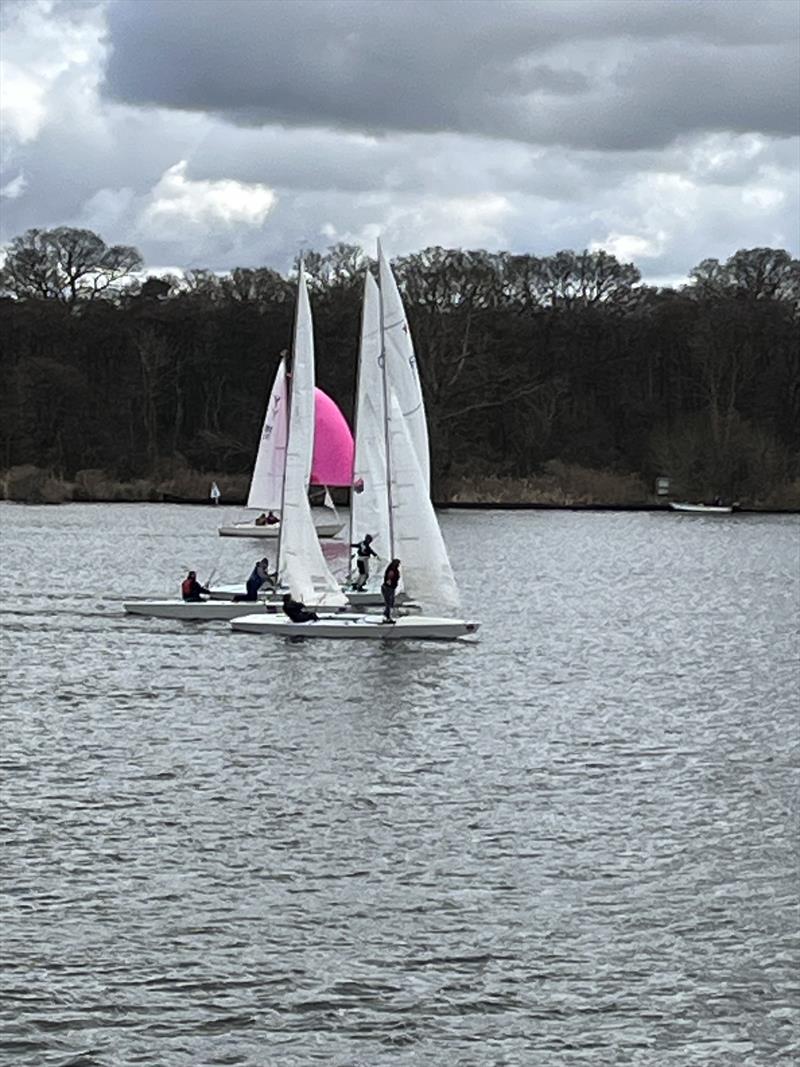 Snowflake Sailing Club Double Handed Open and Single Handed Club Racing photo copyright Roger Hannant taken at Snowflake Sailing Club and featuring the Star class
