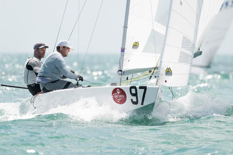 Robert Scheidt & Austin Sperry win the day's race on day 4 of the 99th Bacardi Cup - photo © Anna Suslova Media