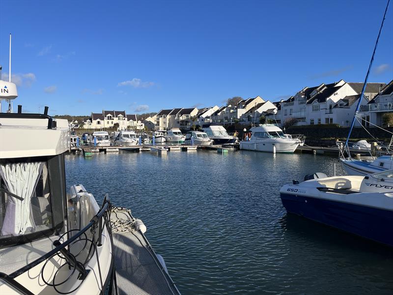 Marinas come in all shapes and sizes photo copyright Stoneways Marine taken at  and featuring the  class