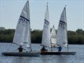 Neil Firth, Ian Bradley, Robin Parsons during the Streaker Midland and East Anglian Series Open at Hunts Sailing Club &copy; Steve Bishop and Simon Maskell