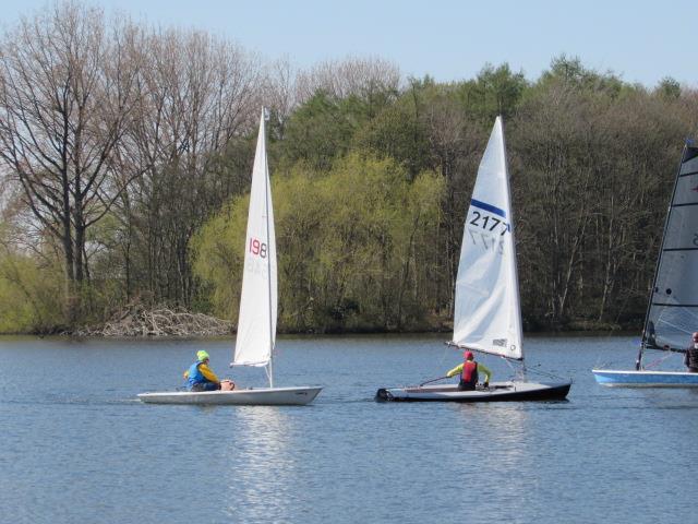 2nd Place Pete Coop (Streaker 2177) during the Border Counties Midweek Sailing Series at Nantwich - photo © Brian Herring