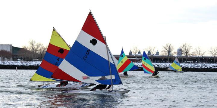 Sunfish dinghies - photo © Manhattan Yacht Club