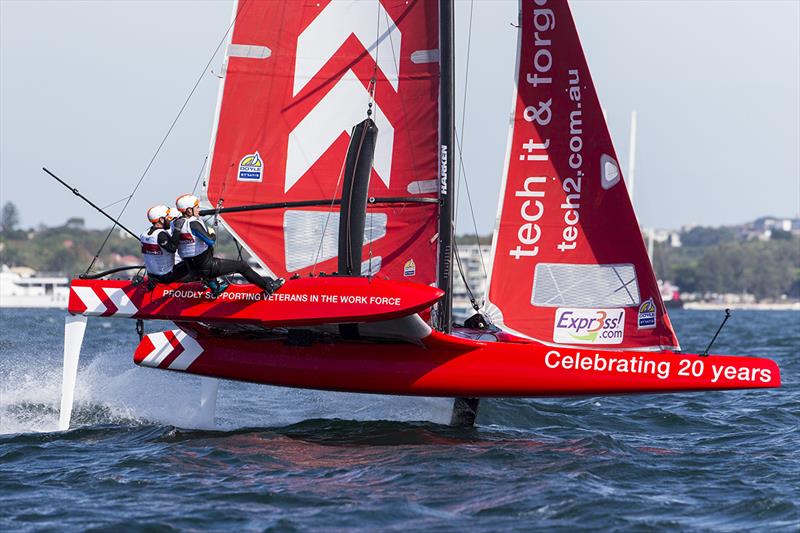 tech2 - SuperFoiler Grand Prix 2018 photo copyright Andrea Francolini taken at Woollahra Sailing Club and featuring the Superfoiler class