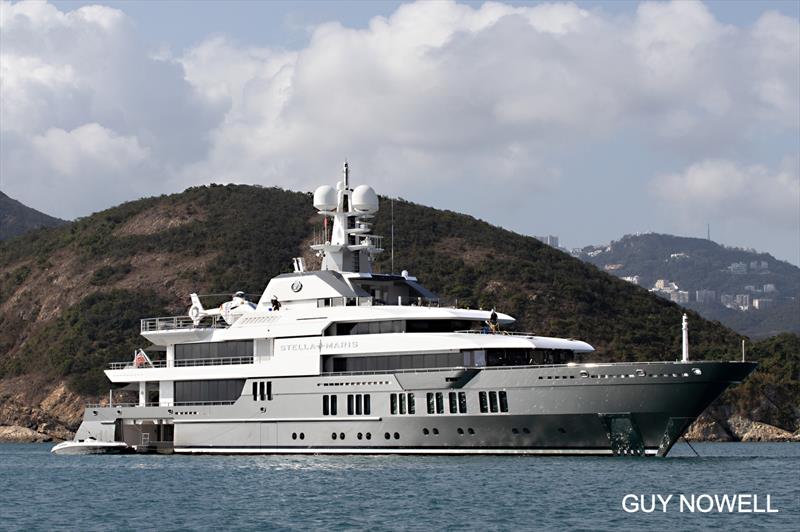 Stella Maris in Hong Kong photo copyright Guy Nowell taken at Royal Hong Kong Yacht Club and featuring the Superyacht class