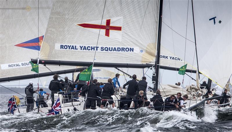 Royal Yacht Squadron (GBR) onboard The Cat Came Back on day 1 of the New York Yacht Club Invitational Cup presented by Rolex - photo © Daniel Forster / Rolex