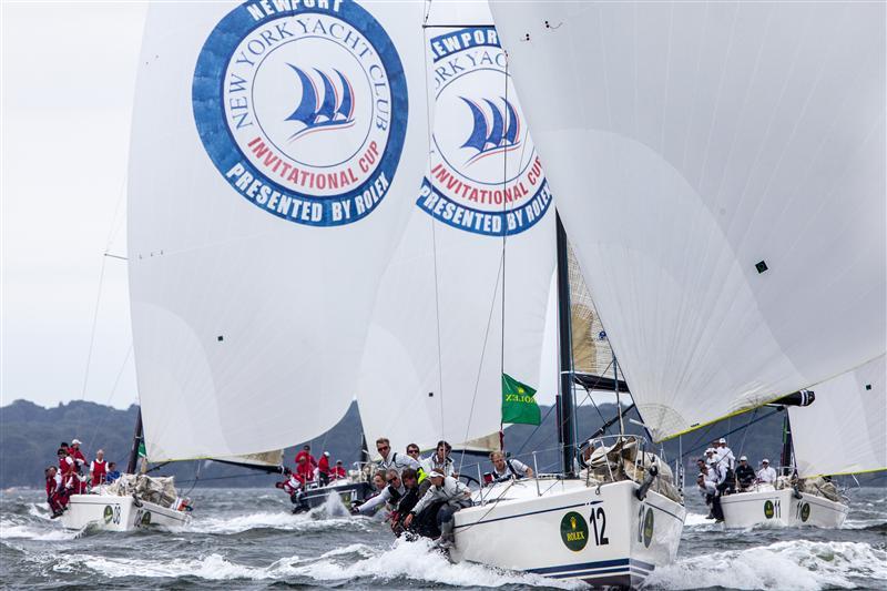 Royal Thames YC (GBR) at full speed under spinnaker on day 1 of the New York Yacht Club Invitational Cup presented by Rolex - photo © Daniel Forster / Rolex