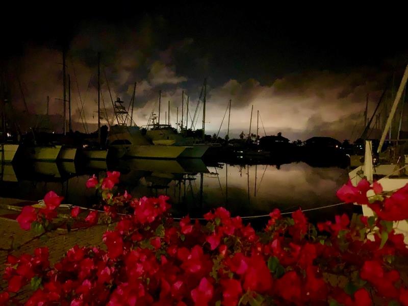 Shelter Bay Marina by night photo copyright SV Taipan taken at  and featuring the Taipan class